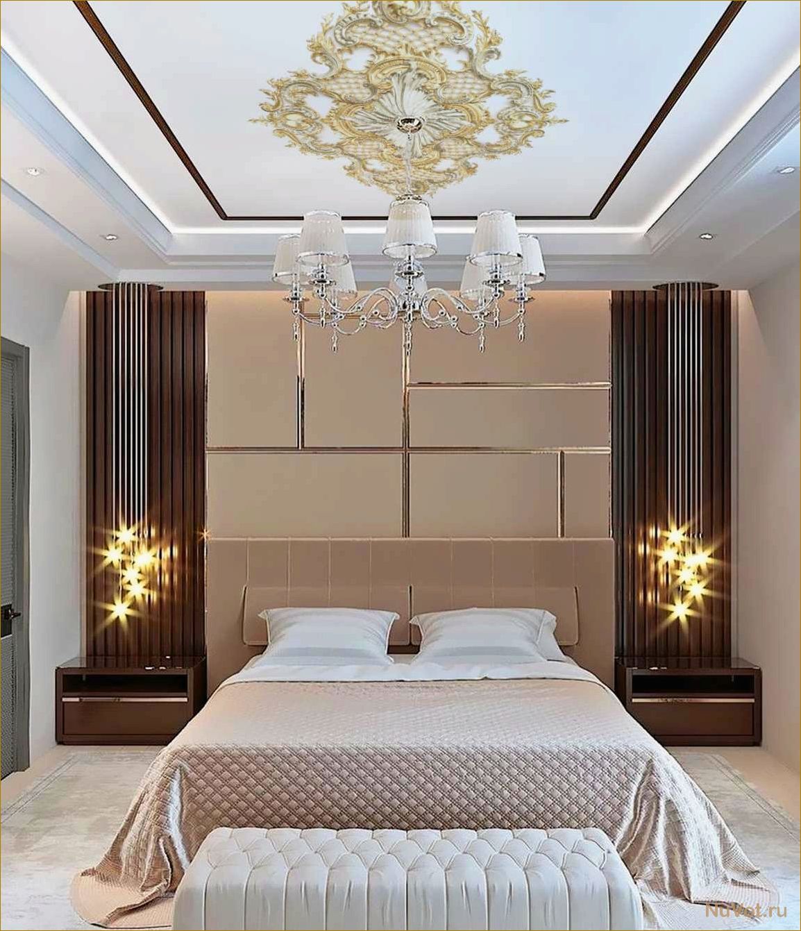 Оформление спален, фото интерьера